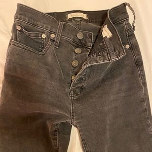 Madewell High Waisted Button Jeans